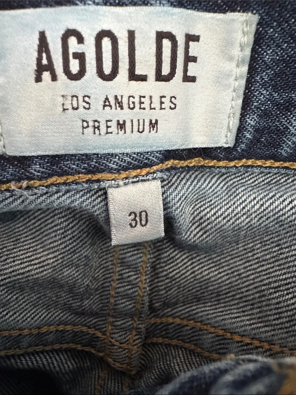 Agolde Blue denim Shorts Size 30